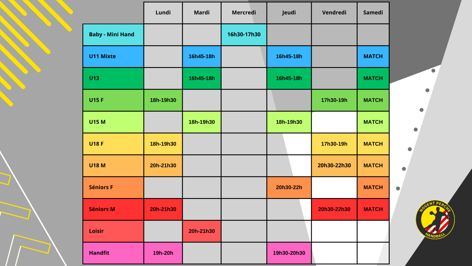 Horaires